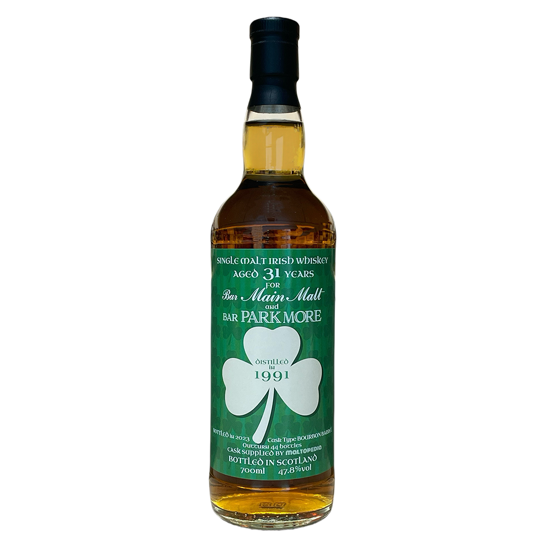 Irish アイリッシュ 1991 31年 for Bar Main Malt & Bar Parkmore