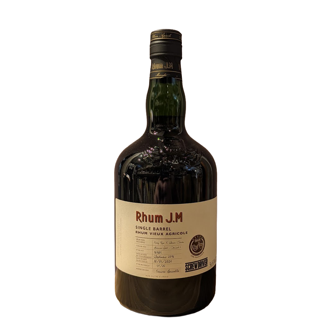Rhum J.M シングルカスク 2016 6年 for KING RUM x SCREW DRIVER