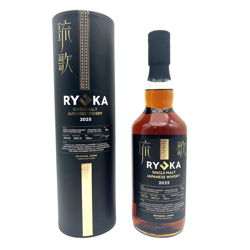 Ryuka 琉歌 SINGLE MALT JAPANESE WHISKY 2025 – RUDDER ONLINE SHOP | 株式会社ラダー