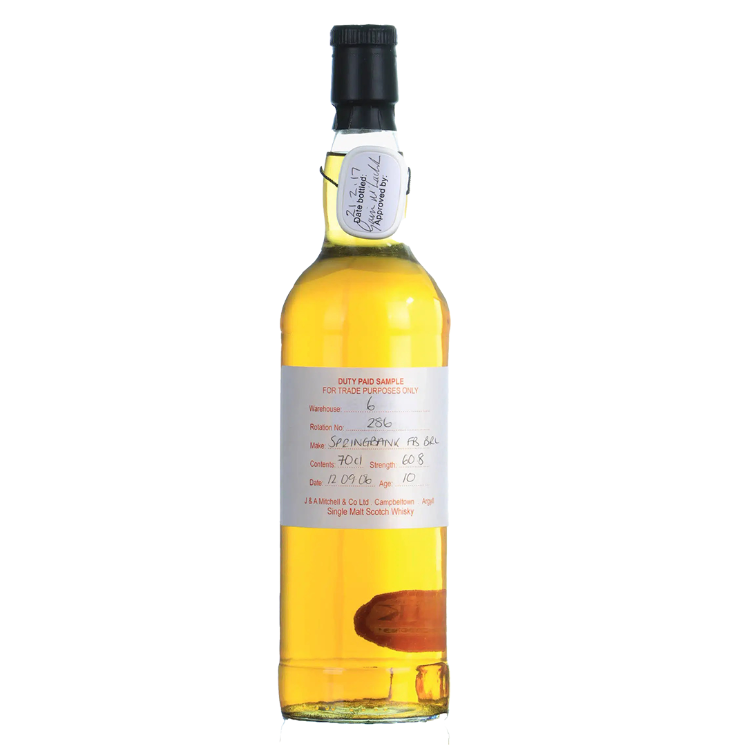 Springbank スプリングバンク 2006 10年 Duty Paid Sample (60.8%)