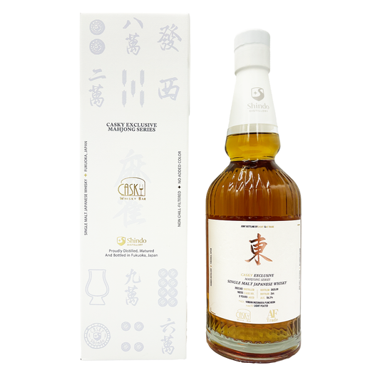 SHINDO 新道 SINGLE MALT JAPANESE WHISKY 2022 3年 麻雀シリーズ 東 700ML