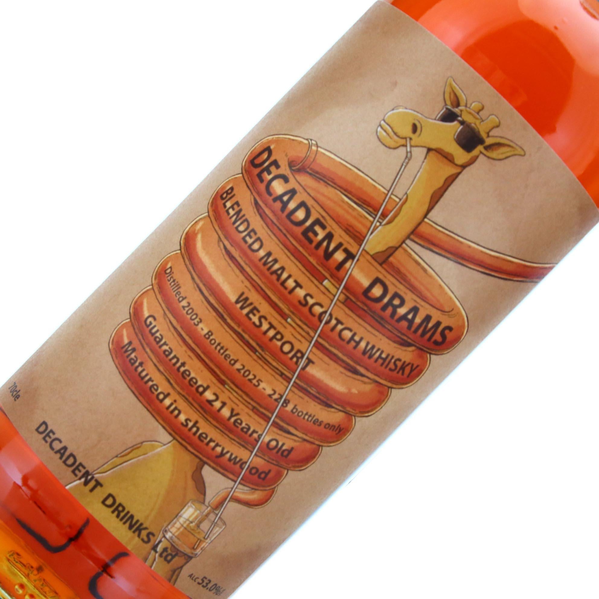 Westport ウェストポート 2003 21年 Decadent Drams – RUDDER ONLINE