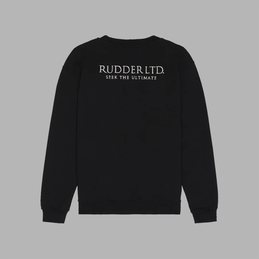 RUDDER 刺繍 Back Logo Sweat Top