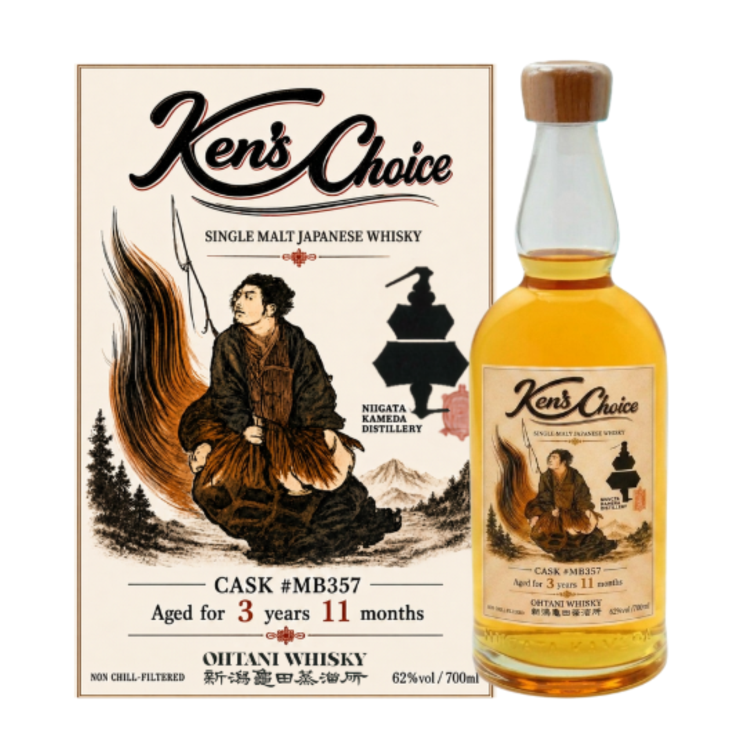 Ken's Choice "Ken's bar 京橋本店 10th ANNIVERSARY" 新潟亀田 3年 ジャパニーズシングルモルトウイスキー