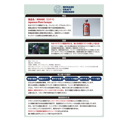 MINABE(ミナベ) Japanese Plum Curacao The First