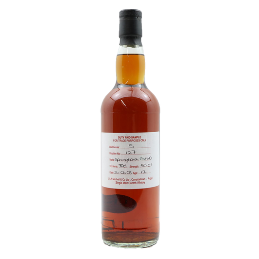 Springbank スプリングバンク 2008 12年 Duty Paid Sample (55%)